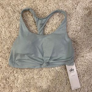 Alo Yoga Knot Tank (blue)